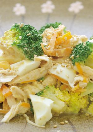 ブロッコリーと鶏ささみのマヨネーズ和え-レシピのメイン写真