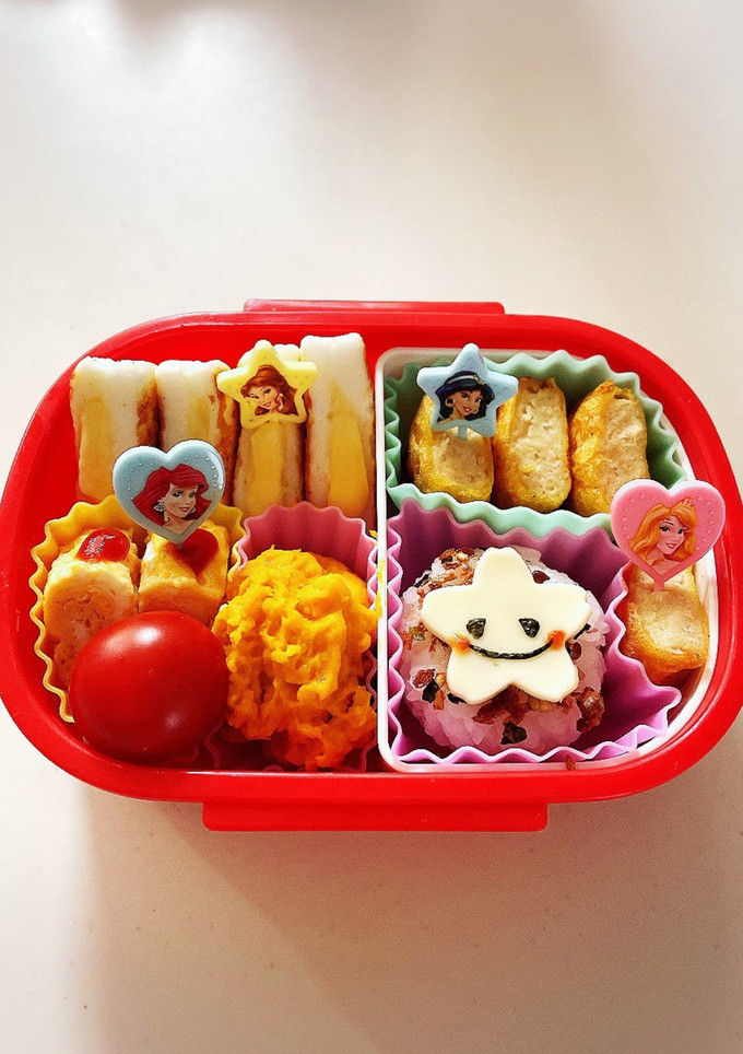 簡単！年中さんの幼稚園サクラ弁当♡-レシピのメイン写真