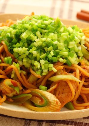 長ネギ＆小ネギ活用！ネギねぎ焼きそば-レシピのメイン写真