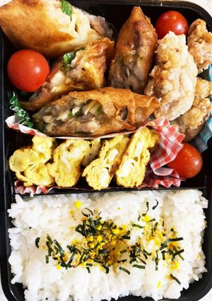 青椒肉絲の具材で春巻き作っちゃいました-レシピのメイン写真