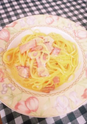 ☆シャカシャカポテトの粉でカルボナーラ-レシピのメイン写真