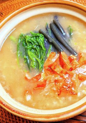 山菜玄米粥-レシピのメイン写真