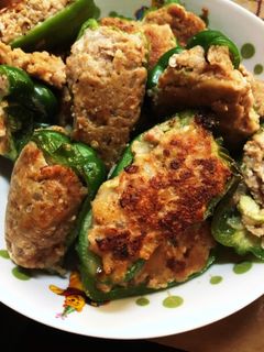 ピーマンの肉詰め-レシピのメイン写真