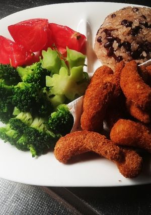1人ランチ！冷凍食品で！ゆりさん-レシピのメイン写真