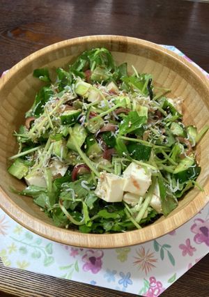 豆腐のさっぱりヘルシーな和え物-レシピのメイン写真