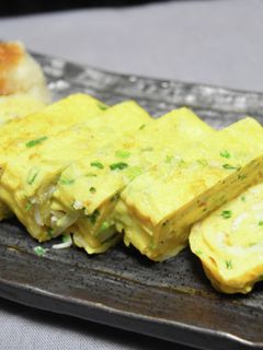 しらすと青ねぎのだし巻き卵-レシピのメイン写真