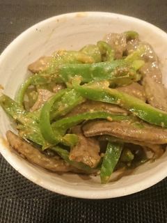 豚ハツとピーマンのまろみそ炒め-レシピのメイン写真