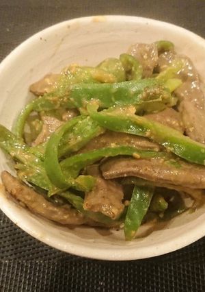 豚ハツとピーマンのまろみそ炒め-レシピのメイン写真