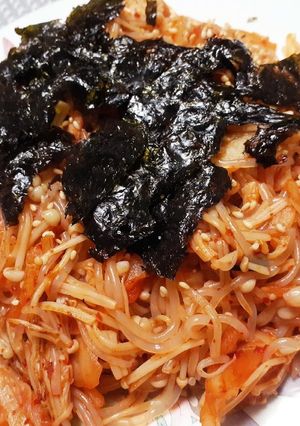 ローカロリーだけどご飯が進む『えのキム』-レシピのメイン写真