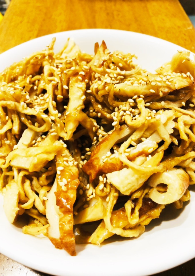 切り干し大根と竹輪の炒め物-レシピのメイン写真