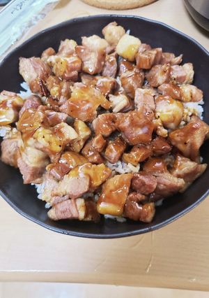 【男の独り飯】簡単！！即席魯肉飯！！-レシピのメイン写真