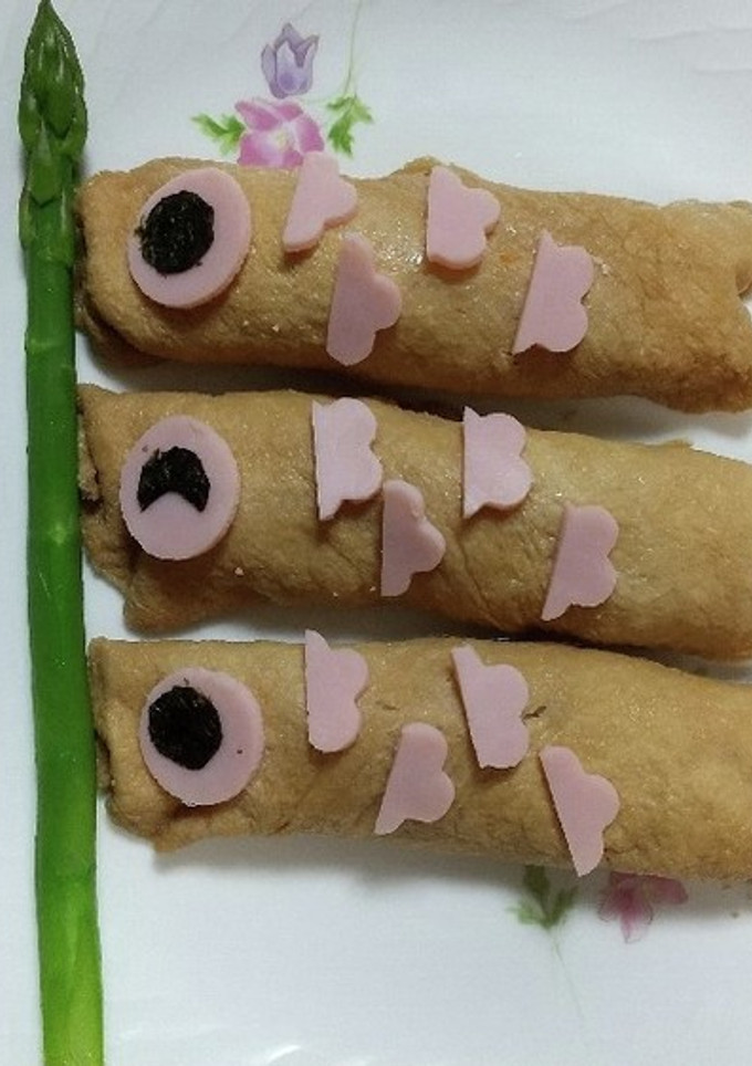こどもの日、こいのぼりのおいなりさん-レシピのメイン写真