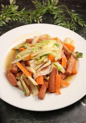 簡単！白菜のスパム炒め☆レモン風味-レシピのメイン写真