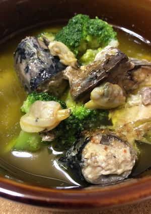 鯖缶アヒージョ-レシピのメイン写真