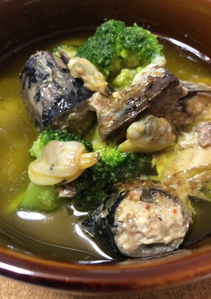 鯖缶アヒージョ-レシピのメイン写真