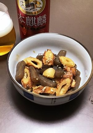 竹輪とコンニャクで絶品！きんぴら-レシピのメイン写真