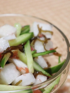 大根の梅もずく酢サラダ-レシピのメイン写真