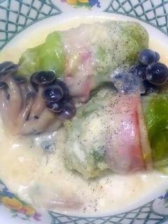 ロールキャベツのクリーム煮-レシピのメイン写真
