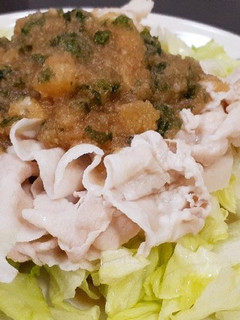大根おろ紫蘇で食べる冷しゃぶ-レシピのメイン写真