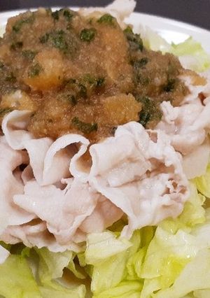 大根おろ紫蘇で食べる冷しゃぶ-レシピのメイン写真