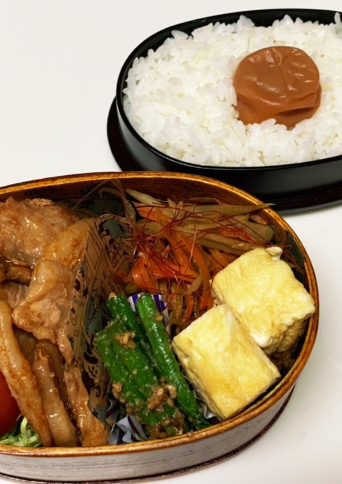 豚の生姜焼き弁当　〜高校生男子弁当〜-レシピのメイン写真