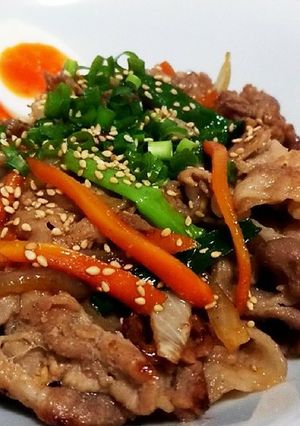 超簡単！豚肉のプルコギ！格安です！！-レシピのメイン写真