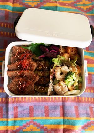 焼き肉弁当　〜高校生男子弁当〜-レシピのメイン写真