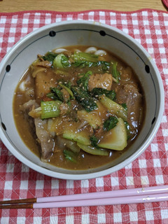 残り物チキンカレーでカレーうどん-レシピのメイン写真