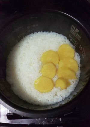 炊飯器で♡簡単 ふかし芋 !同時調理-レシピのメイン写真