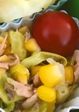 お弁当用☆春キャベツのツナコーンサラダ-レシピのメイン写真