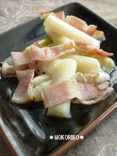 簡単★ねぎとベーコンの蒸し煮-レシピのメイン写真