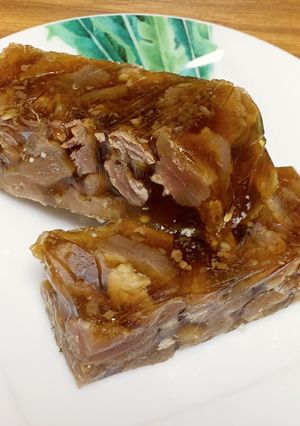 懐かしい味!牛すじの煮こごり-レシピのメイン写真
