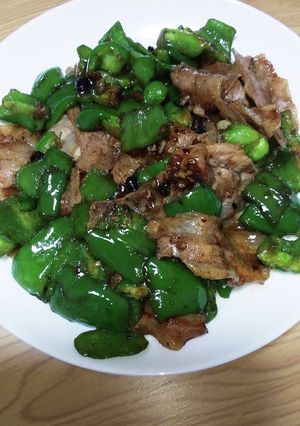 豚バラ肉とピーマンのトウチ醤甘辛酸味炒め-レシピのメイン写真