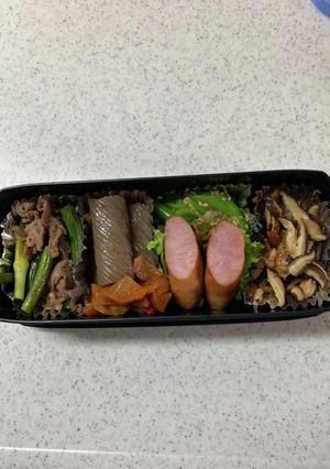 今日のお弁当4.23 #ニンニクの芽炒め-レシピのメイン写真