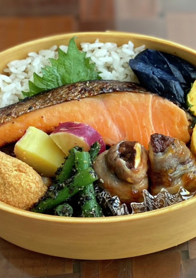 わっぱ弁当☆おいしい普通の鮭弁-レシピのメイン写真