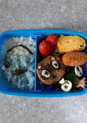 どうぶつの森♡キャラ弁 あつ森 たぬきち-レシピのメイン写真