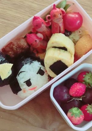 チコちゃんキョロちゃんキャラ弁-レシピのメイン写真