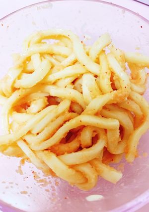 混ぜるだけ！和風明太マヨうどん-レシピのメイン写真