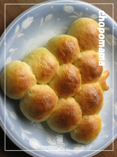 わいわい食べよう♬♫ぶどう型パン✿-レシピのメイン写真