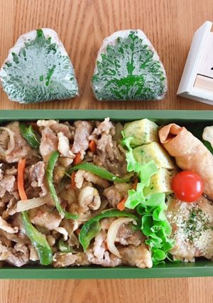 青椒肉絲のっけ弁当 21/4.23-レシピのメイン写真
