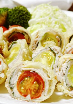 【農業女子】お弁当に♪ミニトマトの天ぷら-レシピのメイン写真