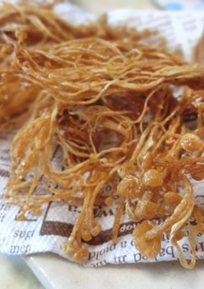 サクサク♪干しえのきの素揚げ(揚げ焼き)-レシピのメイン写真