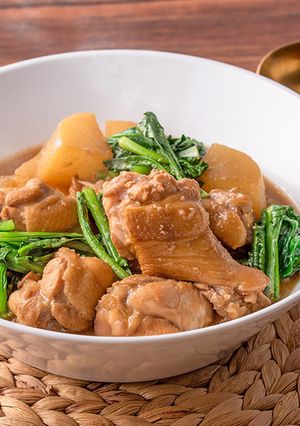 鶏手羽元の糀甘酒さっぱり煮-レシピのメイン写真