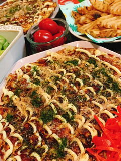 卵と豆腐で簡単ふわふわヘルシーお好み焼き-レシピのメイン写真