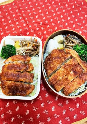 ソースかつ弁当〜娘and息子-レシピのメイン写真