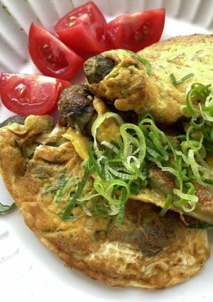 フィリピン♡朝食にどうぞ・茄子オムレツ-レシピのメイン写真