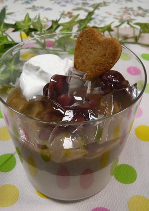 お餅パフェ(加賀棒茶)-レシピのメイン写真