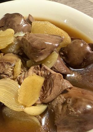 簡単おいしい鶏のレバーの甘辛煮-レシピのメイン写真