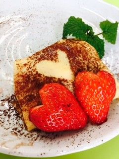 豆腐クリームクレープ-レシピのメイン写真