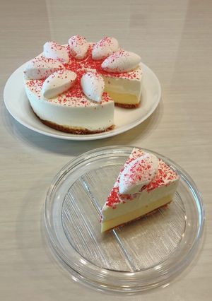 二層チーズケーキ-レシピのメイン写真